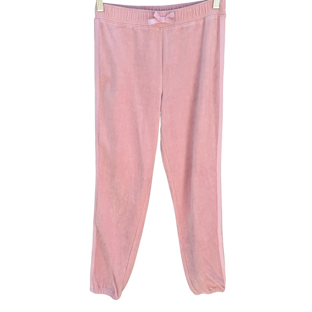 The Childrens Place‎ Girls Pink Velour Joggers Serene Blush Size L 10/12 NEW